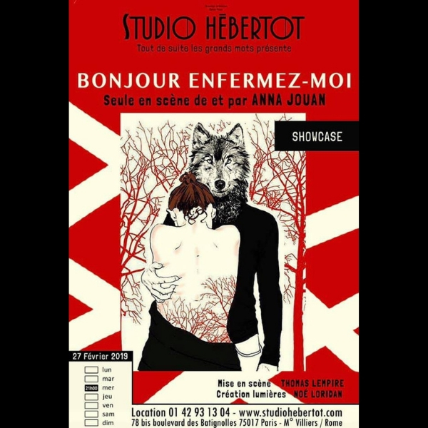 « Bonjour, enfermez-moi » au Studio Hébertot