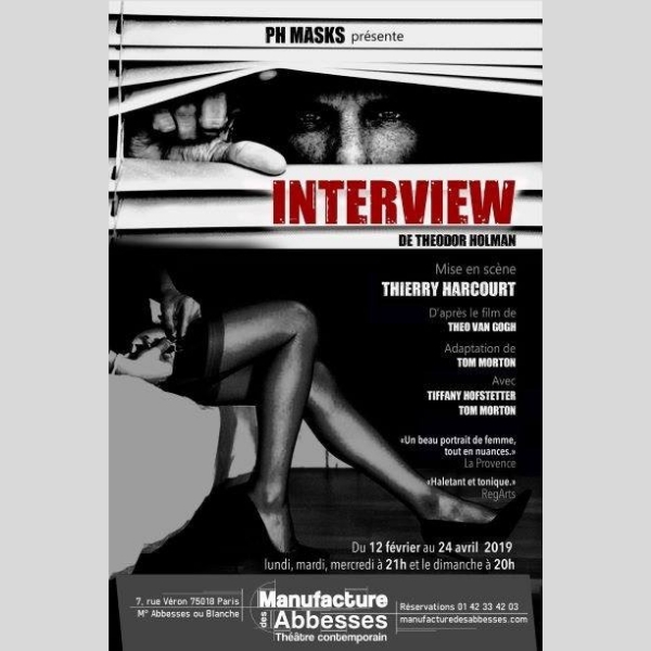 lessortiesdesarah_interview_affiche « Interview » à la Manufacture des Abbesses !