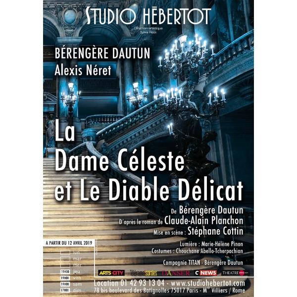 lessortiesdesarah_la_dame_celeste_et_le_diable_delicat_affiche « La dame Céleste et le diable délicat » au Studio Hébertot !