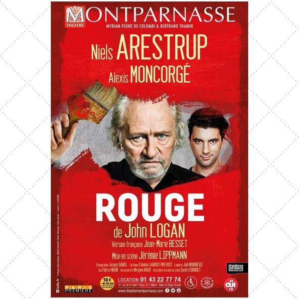 lessortiesdesarah_rouge_affiche « Rouge » au Théâtre Montparnasse !