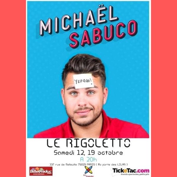 lessortiesdesarah_michael_sabuco_affiche Michaël Sabuco !