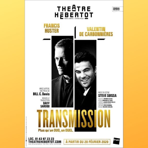 lessortiesdesarah_transmission_affiche « Transmission » au Théâtre Hébertot.