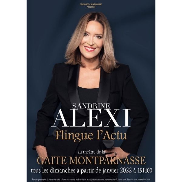 lessortiesdesarah_sandrine_alexi_affiche Sandrine Alexi à la Gaïté Montparnasse