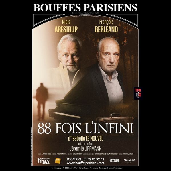 lessortiesdesarah_88_affiche « 88 fois l’infini » aux Bouffes Parisiens