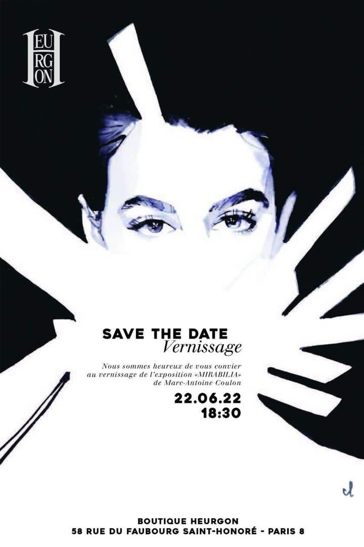 Vernissage « Mirabilia » à la boutique Heurgon en compagnie de Marc-Antoine Coulon.