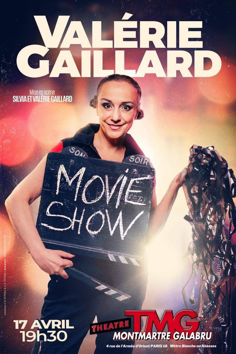 IMG_9214 Showcase du spectacle de Valérie Gaillard « Movie Show » au Théâtre Montmartre Galabru