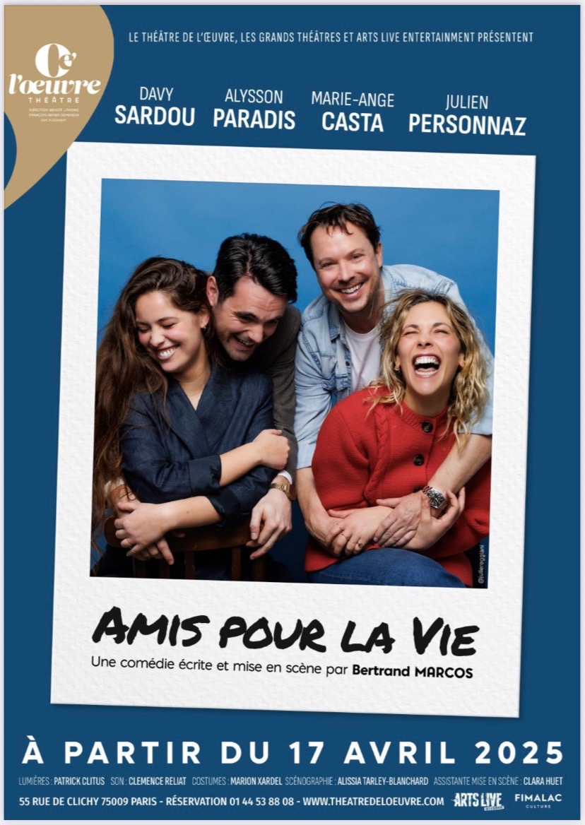 IMG_3136 « Amis pour la vie » au Théâtre de l’Oeuvre à Paris.