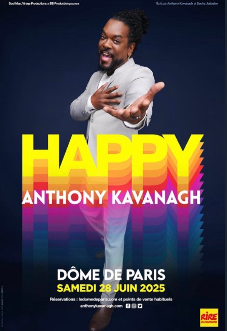 Anthony Kavanagh, son nouveau spectacle au Dôme de Paris.