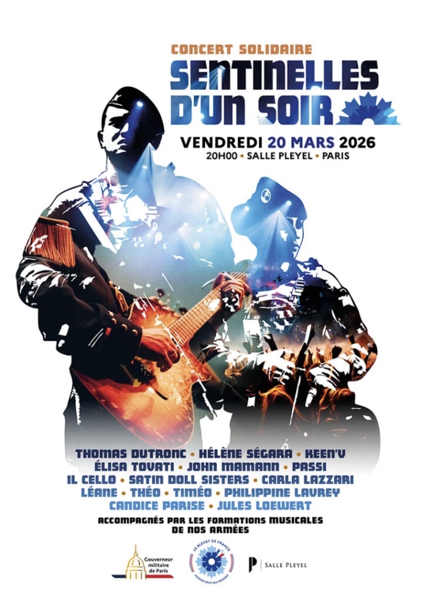 Le concert solidaire « Sentinelles d’un soir » à la Salle Pleyel !!