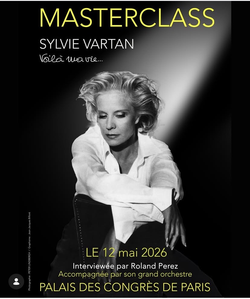 Sylvie Vartan, sa Masterclass au Palais des congrès.