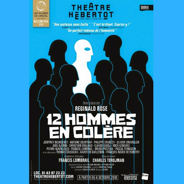 lessortiesdesarah_douze_hommes_affiche 12 hommes en colère au Théâtre Hébertot