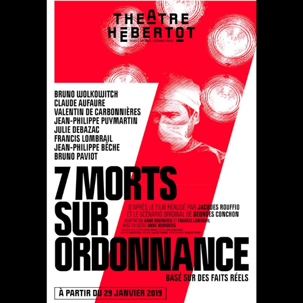 lessortiesdesarah_7_morts_sur_ordonnance_affiche « 7 morts sur ordonnance » au Théâtre Hébertot