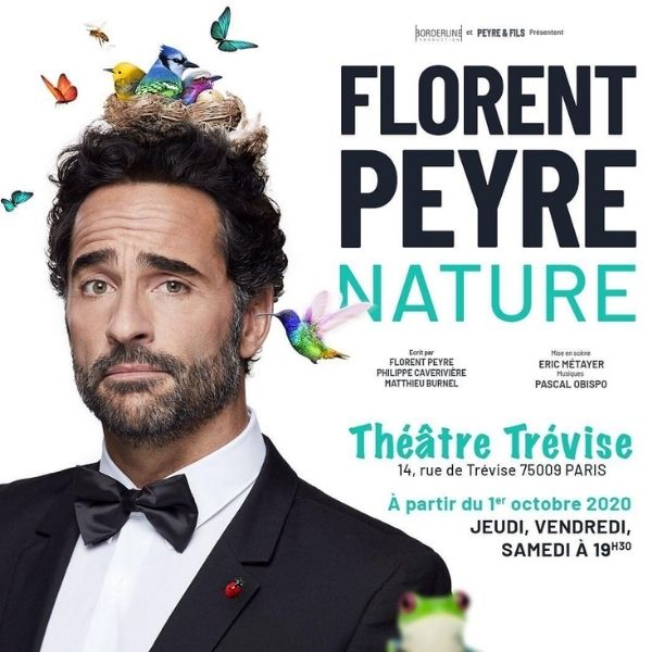 lessortiesdesarah_florent_peyre_affiche Florent Peyre revient avec « Nature » au Théâtre Trévise !