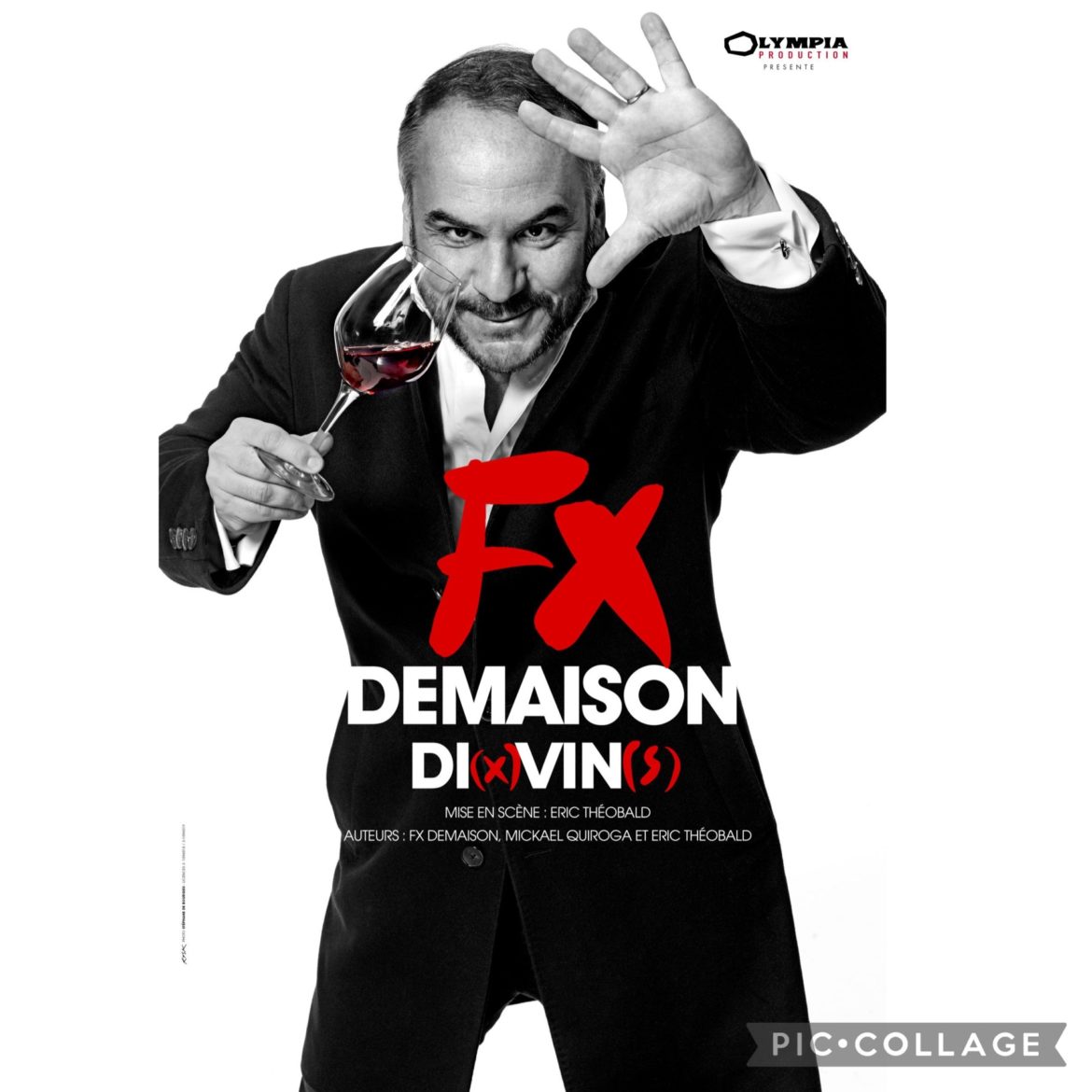 François Xavier Demaison son spectacle à la Salle Ravel de Levallois-Perret