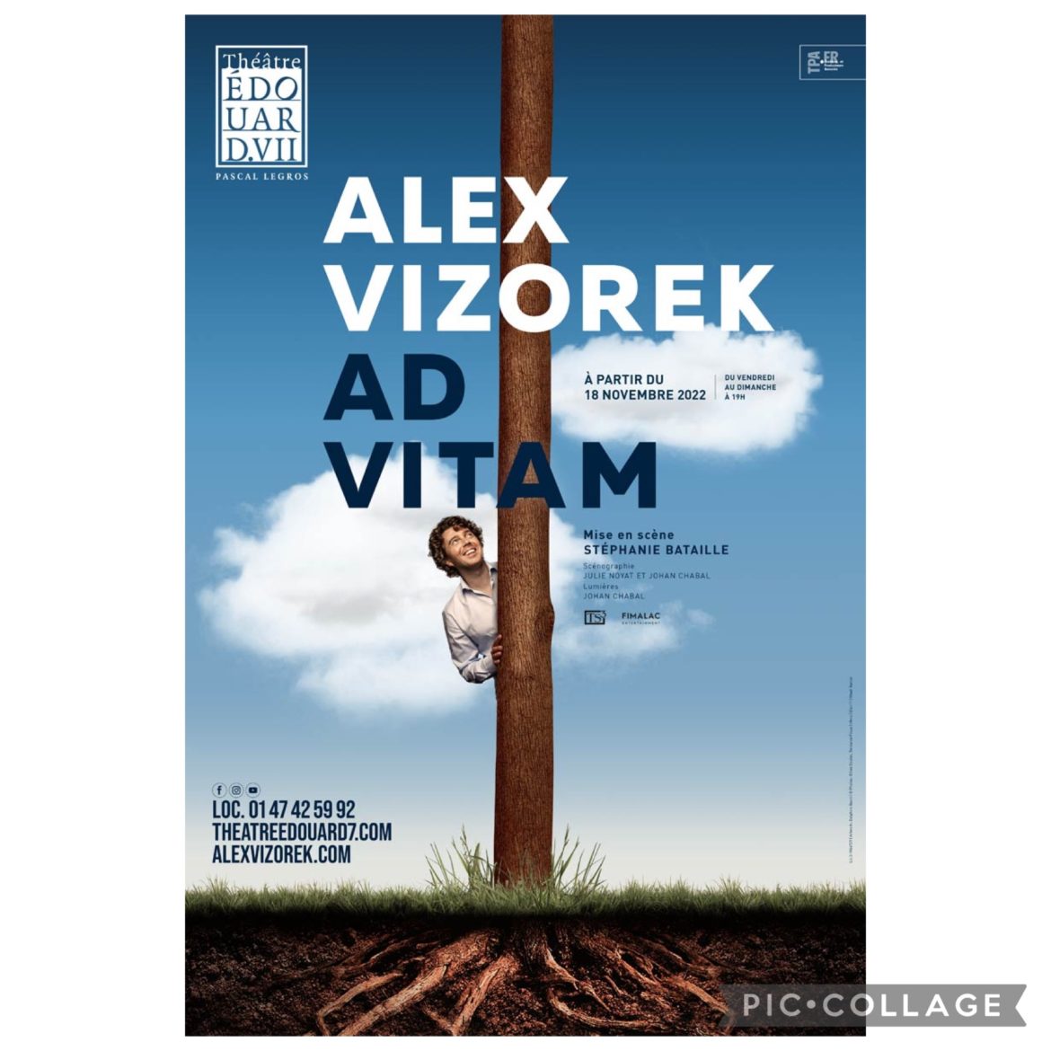 Alex Vizorek en ce moment au Théâtre Edouard 7