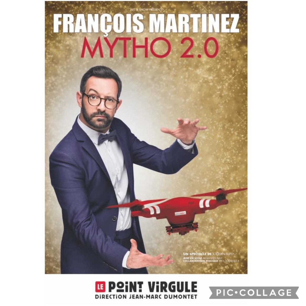 IMG_8199 « Mytho 2.0 » le spectacle de François Martinez au Théâtre Le Point Virgule à Paris.
