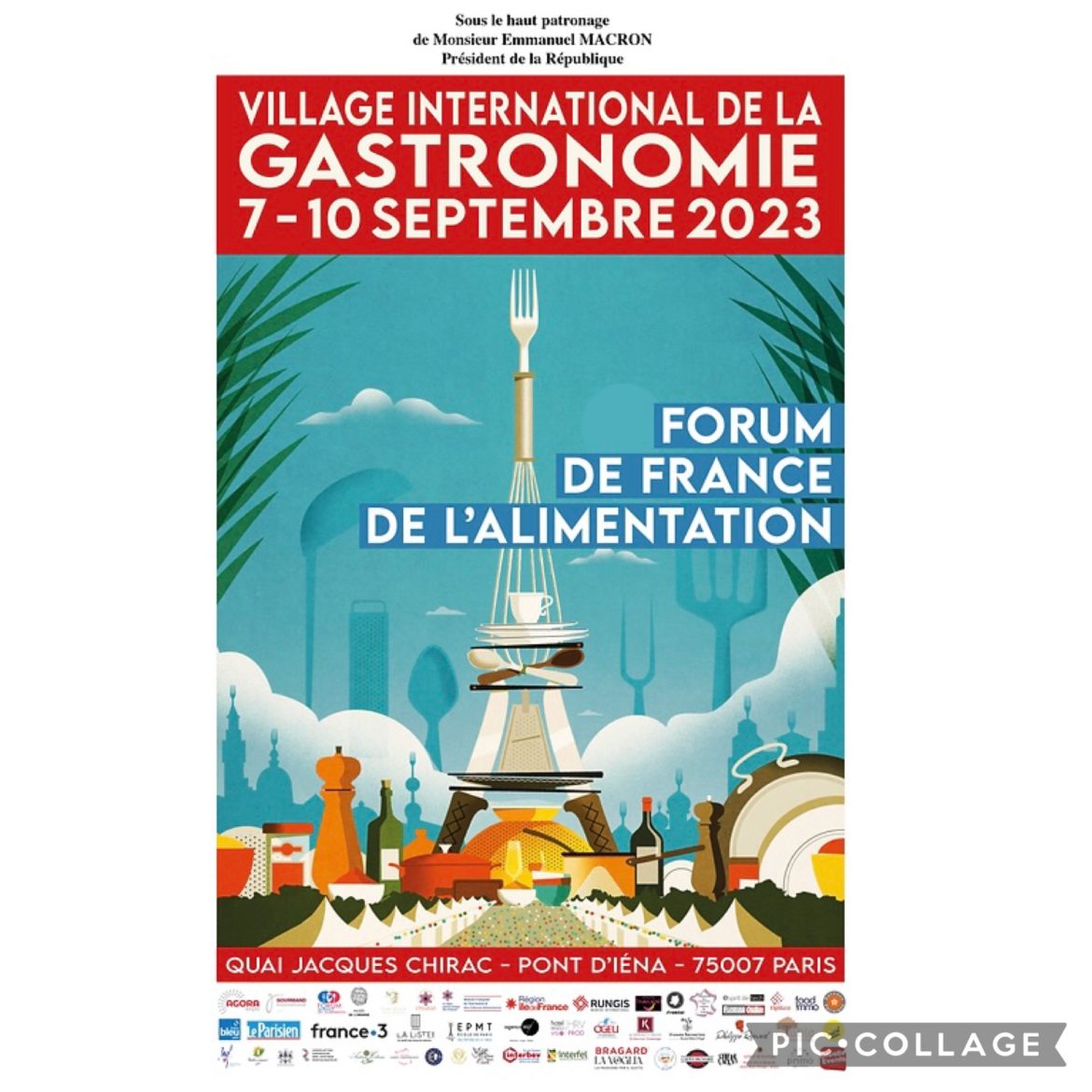 Le village international de la gastronomie au pied de la Tour Eiffel du 7 au 10 septembre !