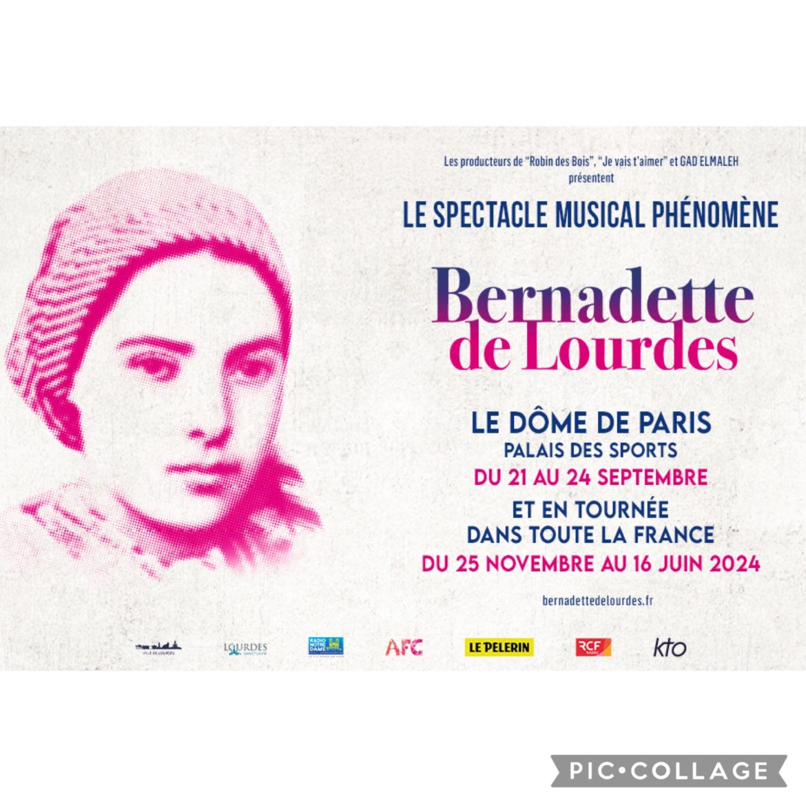 IMG_7151 Bernadette de Lourdes au Dôme de Paris.