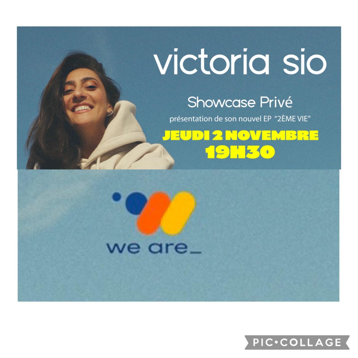 Victoria Sio son showcase au « We are » à Paris.
