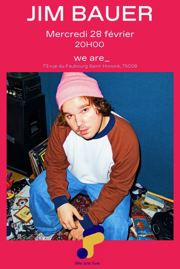 Jim Bauer Jim Bauer, son showcase au We are à Paris.