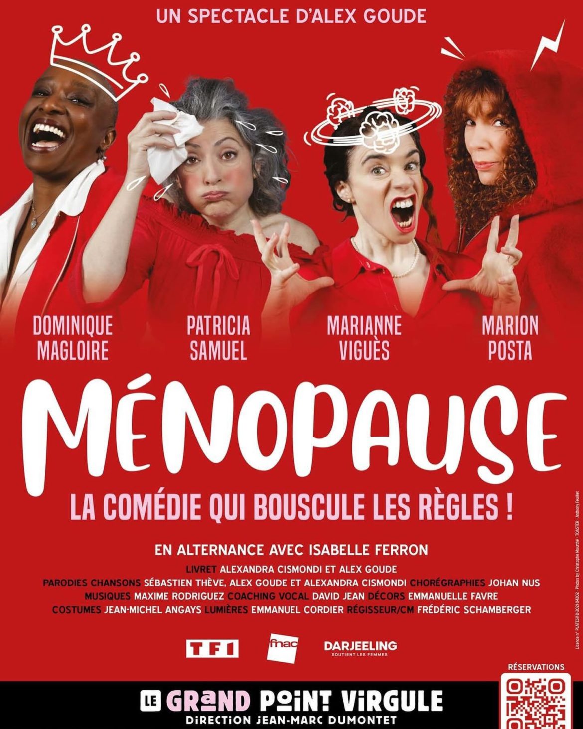 Ménopause au Grand Point Virgule.