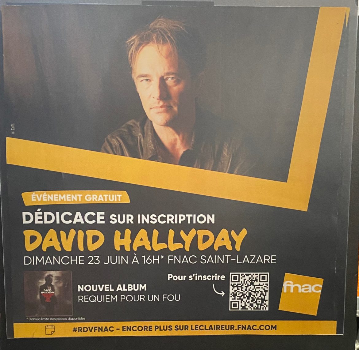 IMG_8584 David Hallyday, en dédicace à la Fnac Saint-Lazare