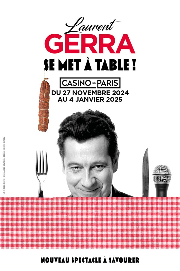 IMG_6608 « Laurent Gerra se met à table » au Casino de Paris.