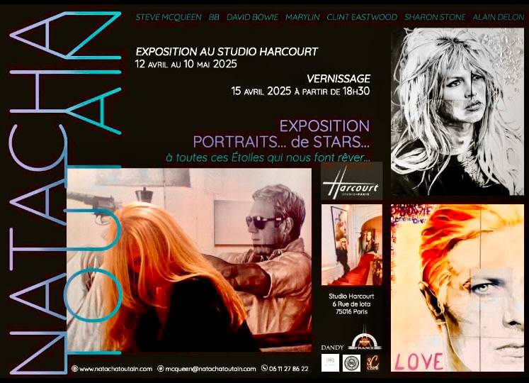 Vernissage de Natacha Toutain au Studio Harcourt à Paris.