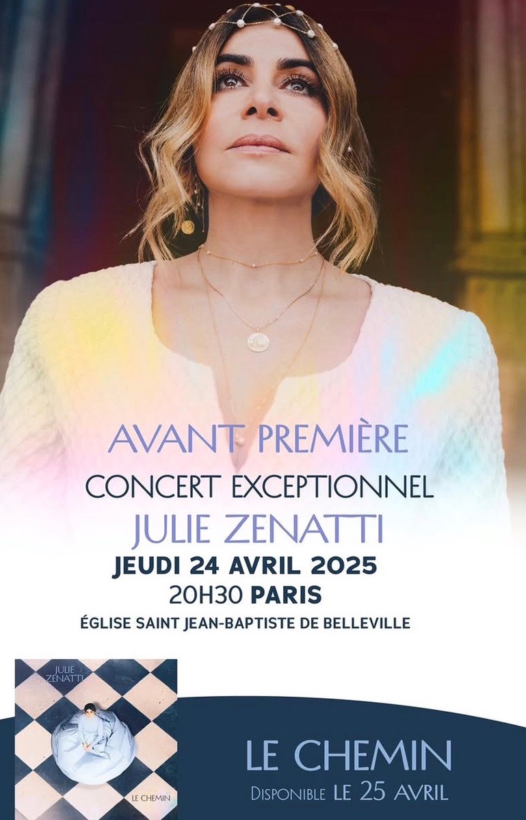 IMG_2068 Julie Zenatti, son concert en avant-première à l’Eglise Saint-Jean Baptiste de Belleville à Paris.