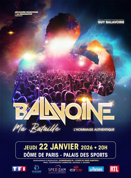 « Balavoine ma bataille » au Dôme de Paris.