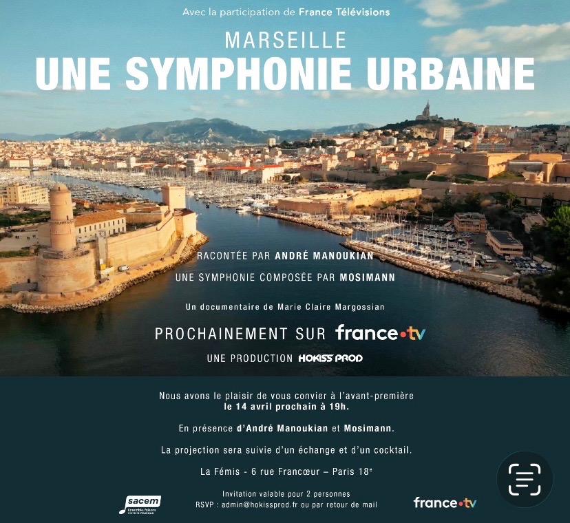 « Marseille une symphonie urbaine » sur France 5.