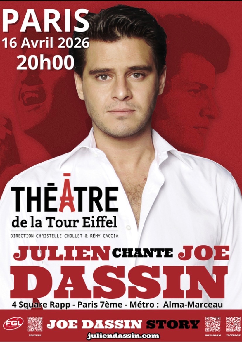 Julien Dassin, son spectacle au Théâtre de la Tour Eiffel.