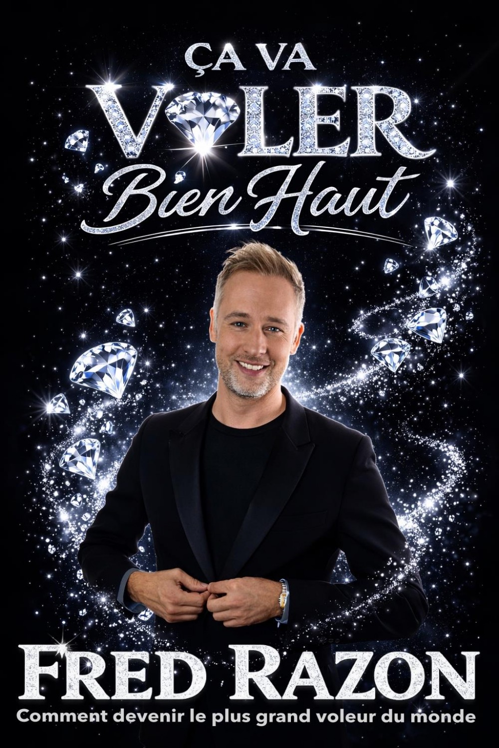 Fred Razon dans « ça va voler bien haut » au Théâtre Lepic.